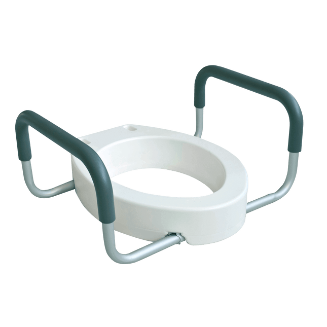 Dynarex | Dynarex Elongated Raised Toilet Seat With Arms | 10363