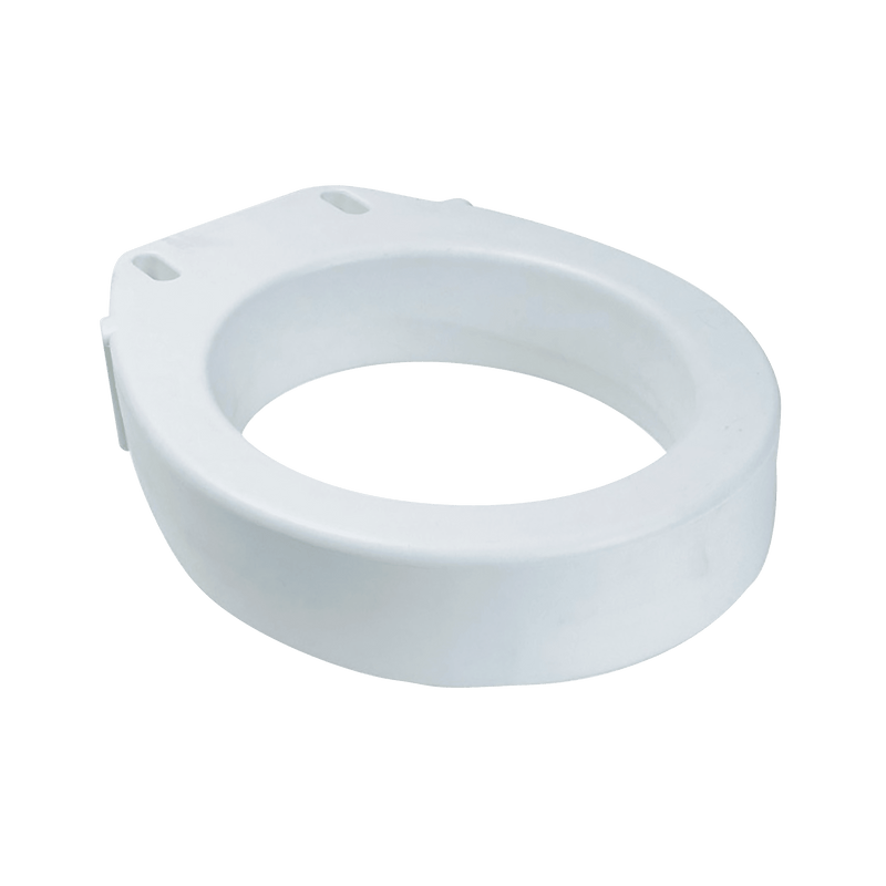 Elongated Raised Toilet Seat Without Arms 10364