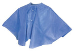 Exam Cape Blue 4X-Large Open Sides Snap Closure Unisex 18-1111
