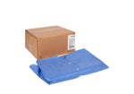 Exam Cape Blue 4X-Large Open Sides Snap Closure Unisex 18-1111