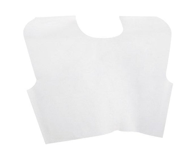 McKesson | Exam Cape White Front / Back Opening Without Closure Unisex | 18-107