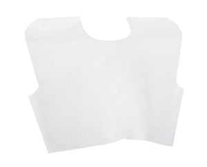 Exam Cape White Front / Back Opening Without Closure Unisex 18-107