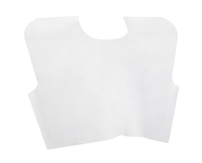 Exam Cape White Front / Back Opening Without Closure Unisex 18-107