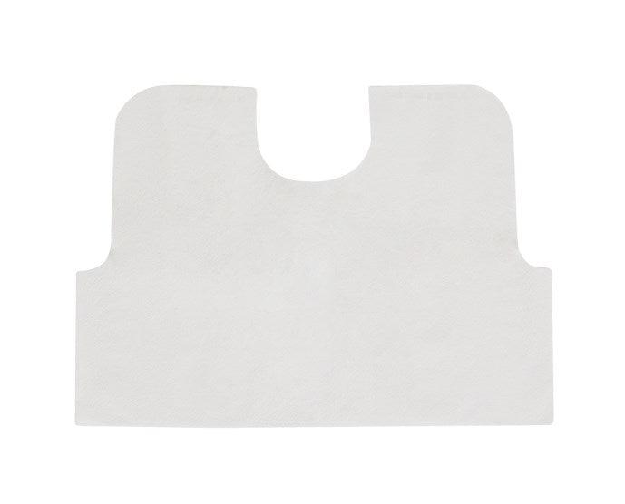 Exam Cape White Front / Back Opening Without Closure Unisex 18-107