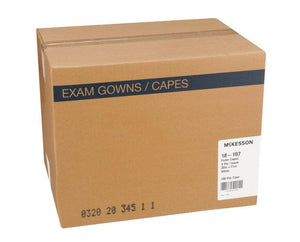 Exam Cape White Front / Back Opening Without Closure Unisex 18-107