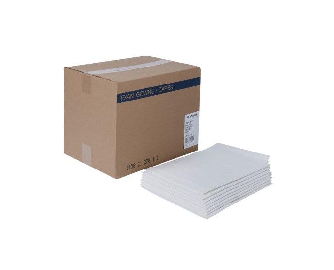 Exam Cape White Front / Back Opening Without Closure Unisex 18-107