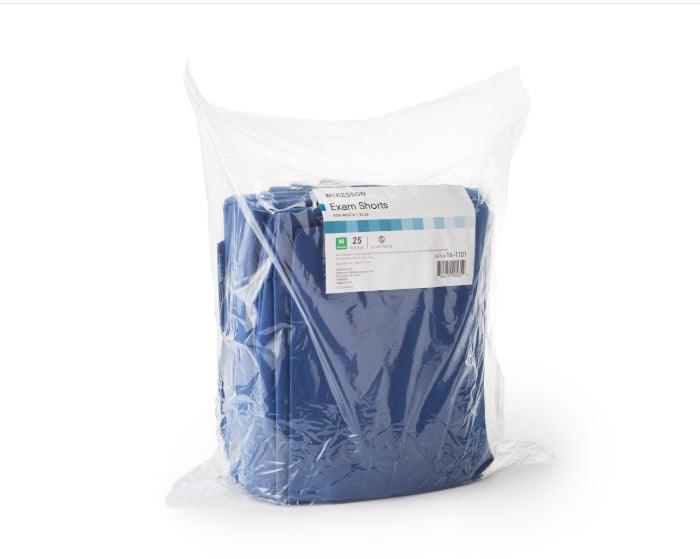Exam Shorts McKesson Medium Blue SMS Adult Disposable 16-1104-25