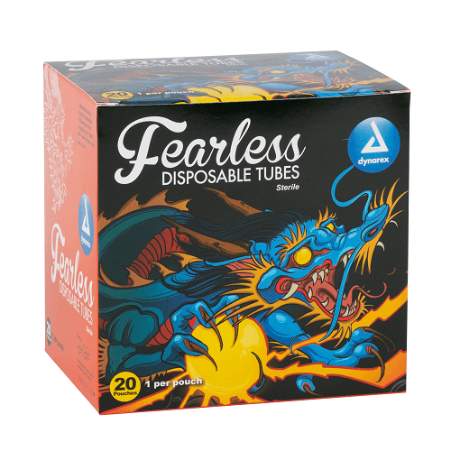 Fearless Tattoo Cartridge Tubes W/ Drive Bar & Grommet - Box of 75 9551