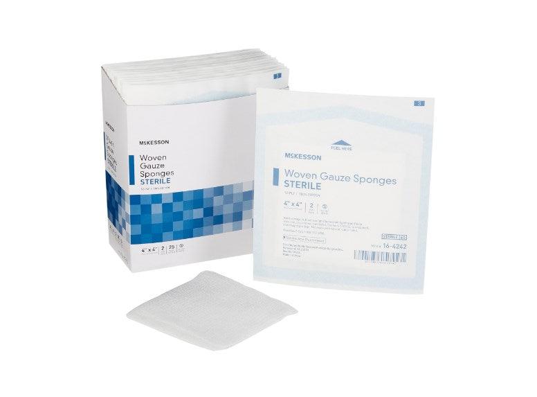 Gauze Sponge Cotton Square Sterile 16-4248-1