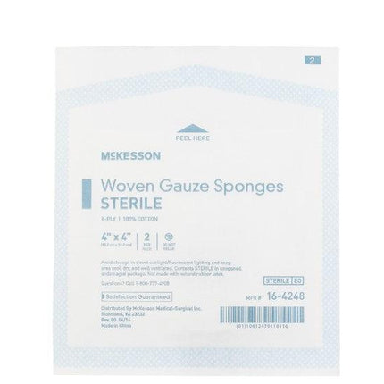 Gauze Sponge Cotton Square Sterile | McKesson | SurgiMac