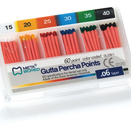Gutta Percha Points 04T/06T Length Marked | 122510-14 | | Absorbent Points, Endodontic products, Obturation | Meta Biomed | SurgiMac
