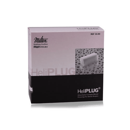HeliPlug 3/8" x 3/4" Absorbable Collagen Wound Dressing, 10/Box | 62-202 | | Bone & soft tissue grafting, Bone grafting material, Surgical & Procedural | Integra Lifesciences | SurgiMac