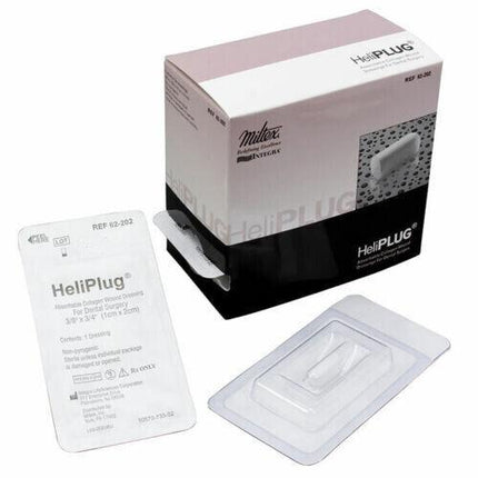 HeliPlug 3/8" x 3/4" Absorbable Collagen Wound Dressing, 10/Box | 62-202 | | Bone & soft tissue grafting, Bone grafting material, Surgical & Procedural | Integra Lifesciences | SurgiMac