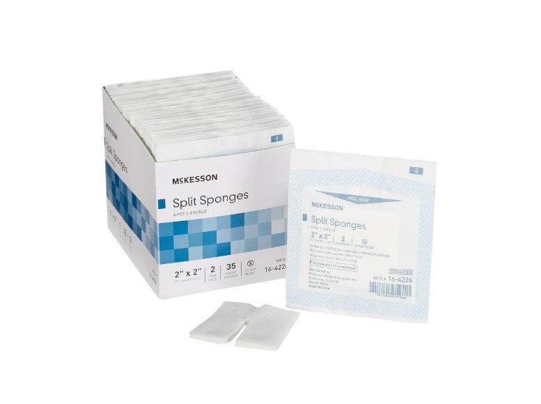 I.V. Sponge McKesson 6-Ply Sterile 2 per Pack 16-4226-Bx