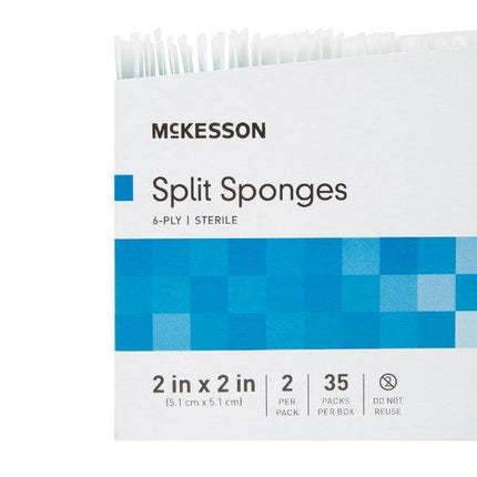 Drain Split Sponges | 16-4226 | | Gauze Dressings, General & Advanced Wound Care, I.V. Split Sponges, Split Sponges | McKesson | SurgiMac