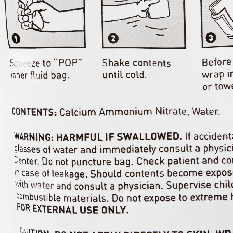 Instant Cold Pack McKesson General Purpose Plastic (Case of 24) 16-9701