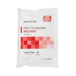 Instant Hot Pack, Hot Compress, General Purpose Plastic Disposable by McKesson 59-57H