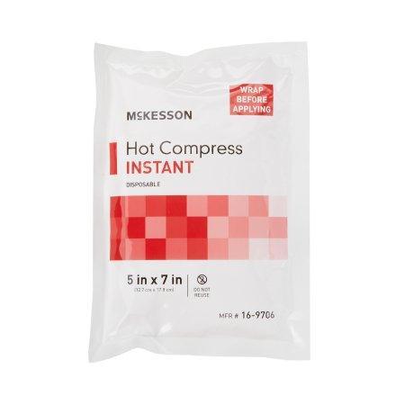 Instant Hot Pack, Hot Compress, General Purpose Plastic Disposable by McKesson 59-57H