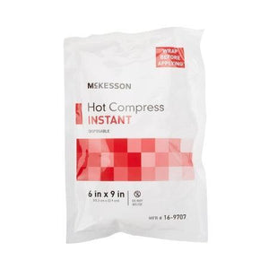 Instant Hot Pack, Hot Compress, General Purpose Plastic Disposable by McKesson 16-9707