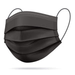 Kids Disposable Face Mask: 50 Pcs Reliable Protection Kids_Black