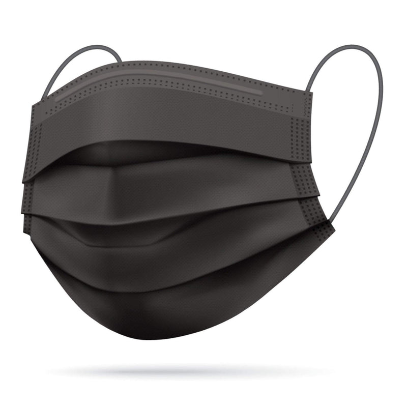 Kids Disposable Face Mask: 50 Pcs Reliable Protection Kids_Black