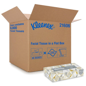 Kleenex Facial Tissue White 8 X 8-2/5 Inch 125 Count 21606-1