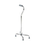 Large Base Quad Cane Steel 29 to 37-1/2 Inch Height Chrome 146-10300-4