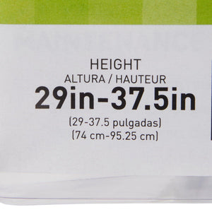 Large Base Quad Cane Steel 29 to 37-1/2 Inch Height Chrome 146-10300-4