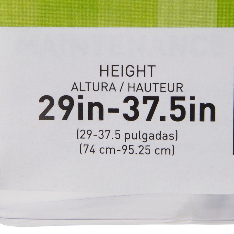 Large Base Quad Cane Steel 29 to 37-1/2 Inch Height Chrome 146-10300-4