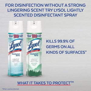 Lysol Disinfectant Spray, Crisp Linen, 228oz (12X19oz) 259737-12H
