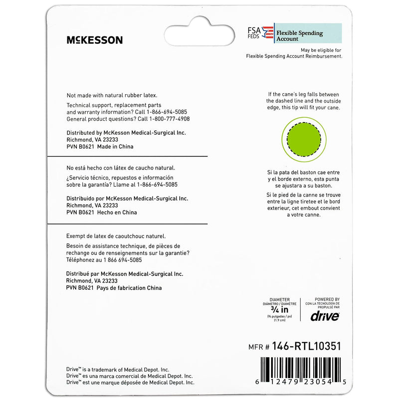 McKesson 4-Point Cane Tip 146-RTL10351