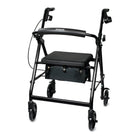 McKesson | McKesson 4 Wheel Rollator Adjustable Height / Folding Aluminum Frame | 146-R726BK