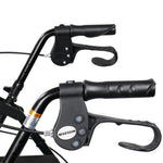 McKesson 4 Wheel Rollator Adjustable Height / Folding Aluminum Frame 146-R726BK