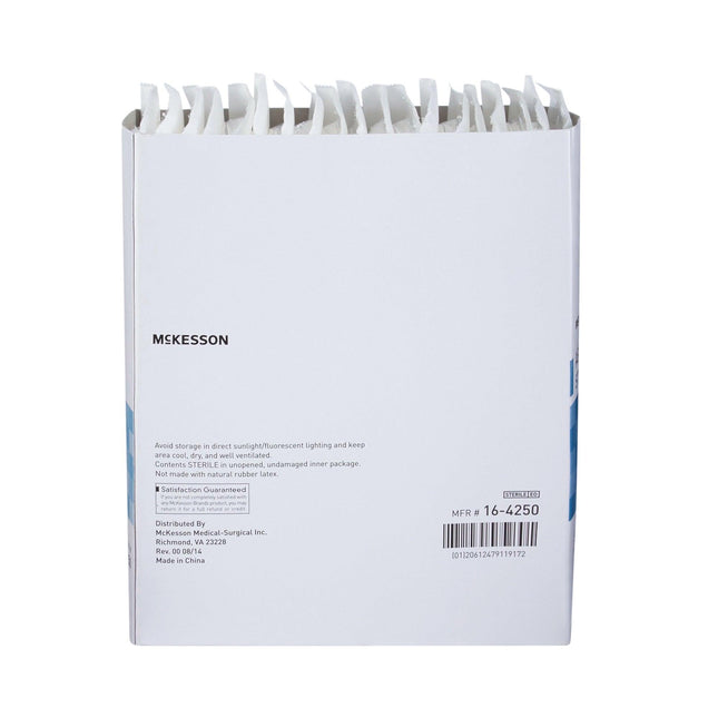 McKesson | McKesson Abdominal Pad Nonwoven Cellulose Rectangle Sterile | 16-4250-BX