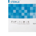 McKesson Abdominal Pad Nonwoven Cellulose Rectangle Sterile 16-4250-BX