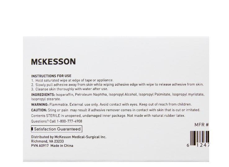 McKesson Adhesive Remover McKesson Wipe 176-5729