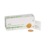 McKesson Adhesive Spot Bandage 1 Inch Fabric Round Tan Sterile 16-4812-BX