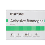 McKesson Adhesive Spot Bandage 1 Inch Fabric Round Tan Sterile 16-4812-BX