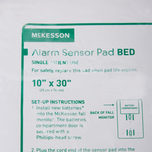 McKesson Alarm Sensor Pad Brand 10 X 15 Inch (25 cm x 38 cm) 162-1129