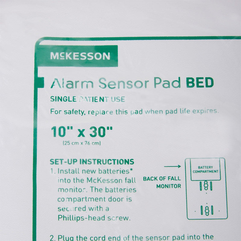 McKesson Alarm Sensor Pad Brand 10 X 15 Inch (25 cm x 38 cm) 162-1129