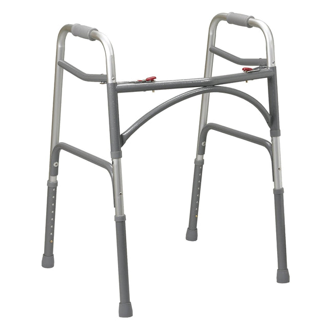 McKesson | McKesson Aluminum/Steel Bariatric Standard Folding Walker | 146-10220-2