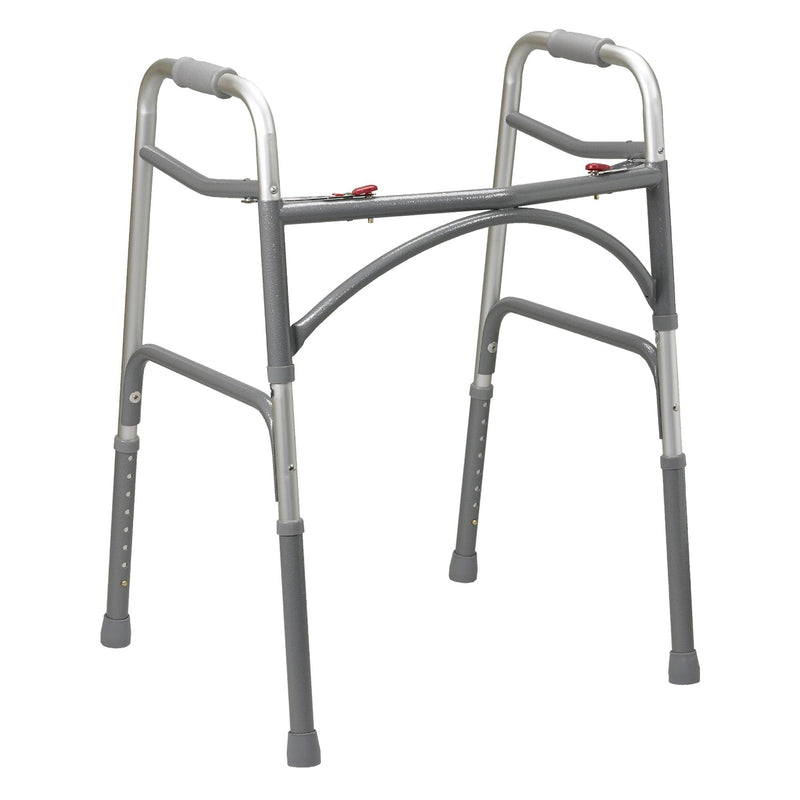 McKesson Aluminum/Steel Bariatric Standard Folding Walker 146-10220-2