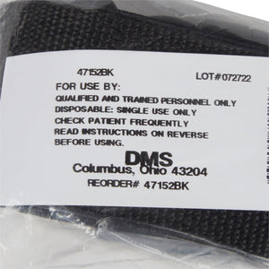 McKesson Backboard / Stretcher Strap - Black 47152BK