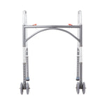 McKesson Bariatric Folding Walker Adjustable Height Steel Frame 500 lbs. Weight Capacity 32 to 39 Inch Height 146-10220-2WW