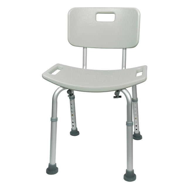 McKesson | McKesson Bath Bench Aluminum Frame Removable Backrest 19-1/4 Inch Seat Width | 146-RTL12202KDR