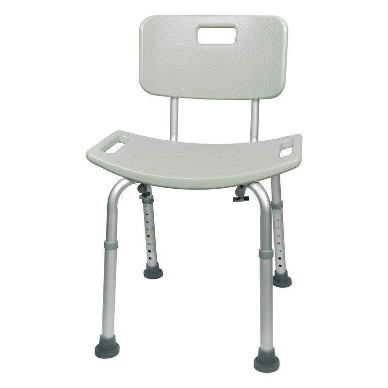 McKesson Bath Bench Aluminum Frame Removable Backrest 19-1/4 Inch Seat Width 146-RTL12202KDR