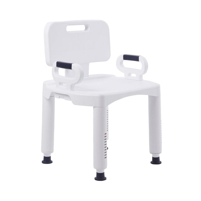 McKesson | McKesson Bath Bench Removable Arms Plastic Frame Removable Backrest 21-1/4 Inch Seat Width | 146-RTL12505