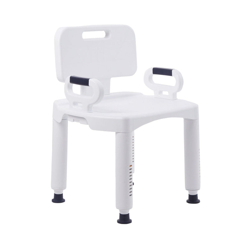 McKesson Bath Bench Removable Arms Plastic Frame Removable Backrest 21-1/4 Inch Seat Width 146-RTL12505