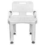 McKesson Bath Bench Removable Arms Plastic Frame Removable Backrest 21-1/4 Inch Seat Width 146-RTL12505