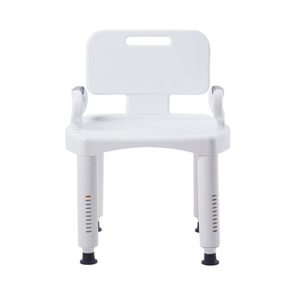 McKesson Bath Bench Removable Arms Plastic Frame Removable Backrest 21-1/4 Inch Seat Width